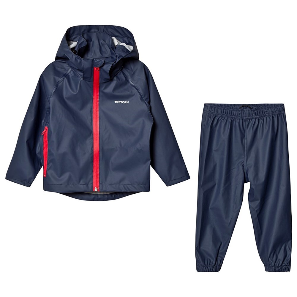 NWT Tretorn Kids Packable Rainset in Navy